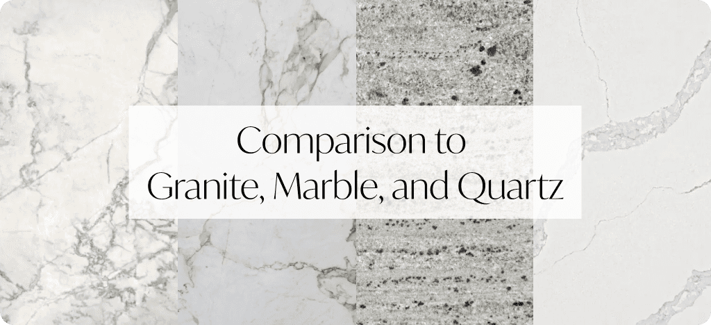 Comparison to Granite Marble and Quartz